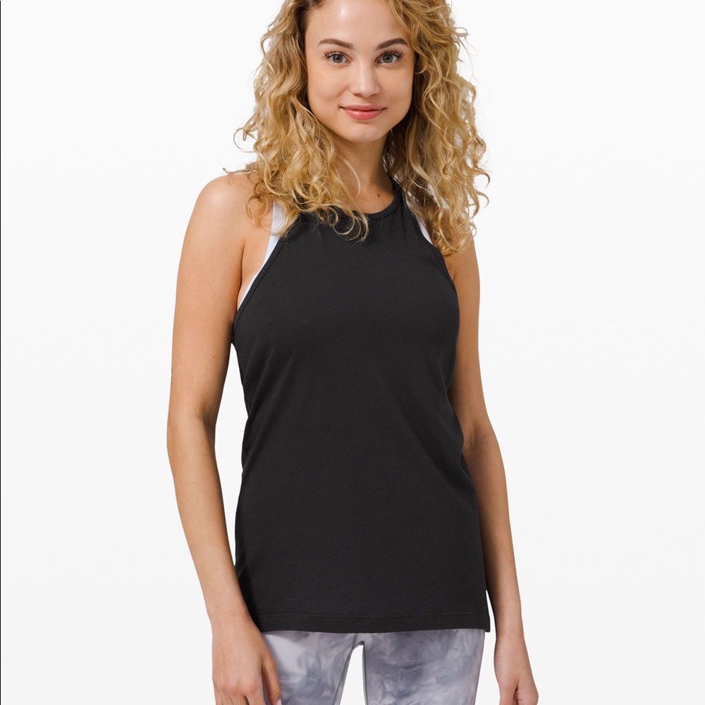 Lululemon trapeze racerback - black - size 8